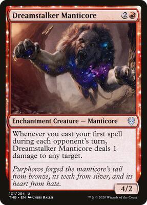 Dreamstalker Manticore card from Theros Beyond Death