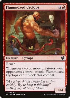 Flummoxed Cyclops card from Theros Beyond Death