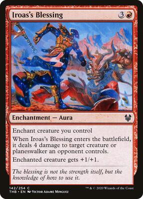 Iroas's Blessing card from Theros Beyond Death