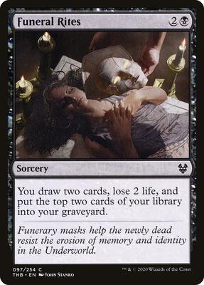 Funeral Rites card from Theros Beyond Death