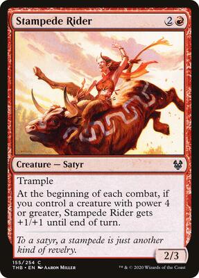 Stampede Rider card from Theros Beyond Death