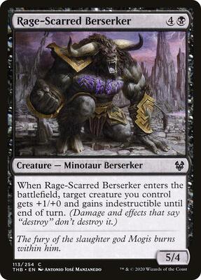 Rage-Scarred Berserker card from Theros Beyond Death