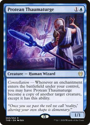 Protean Thaumaturge card from Theros Beyond Death