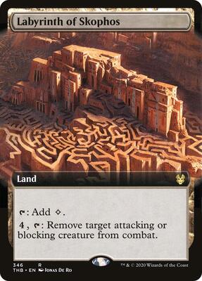 Labyrinth of Skophos (Extended Art) card from Theros Beyond Death