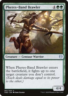 Pheres-Band Brawler card from Theros Beyond Death