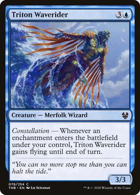 Triton Waverider card from Theros Beyond Death
