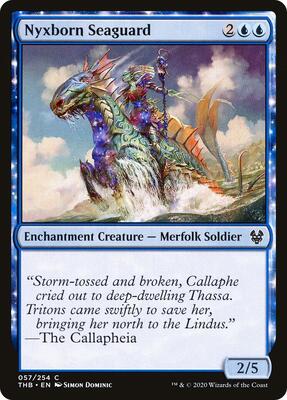 Nyxborn Seaguard card from Theros Beyond Death