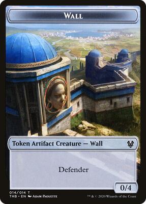 Wall Token card from Theros Beyond Death