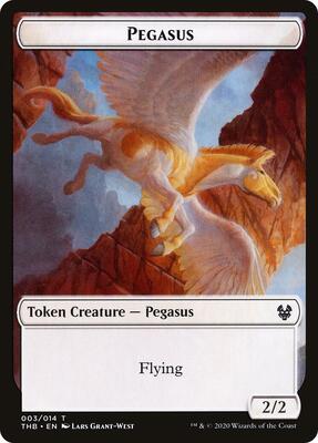 Pegasus Token card from Theros Beyond Death