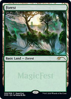 Forest (2020) card from MagicFest Cards