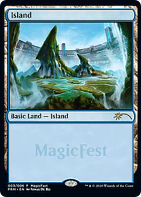 Island (2020) card from MagicFest Cards