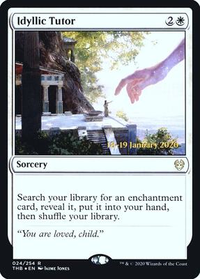 Idyllic Tutor card from Prerelease Cards