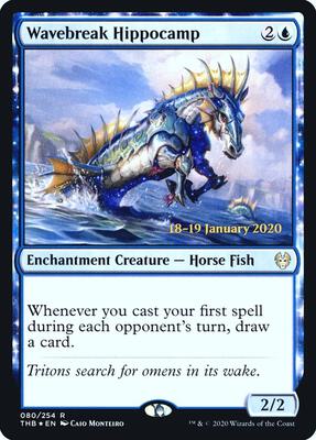 Wavebreak Hippocamp card from Prerelease Cards