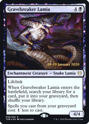 Gravebreaker Lamia card from Prerelease Cards