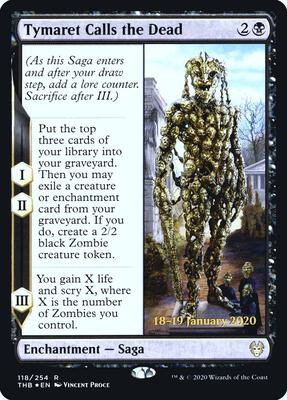 Tymaret Calls the Dead card from Prerelease Cards