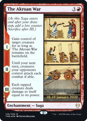 The Akroan War card from Prerelease Cards
