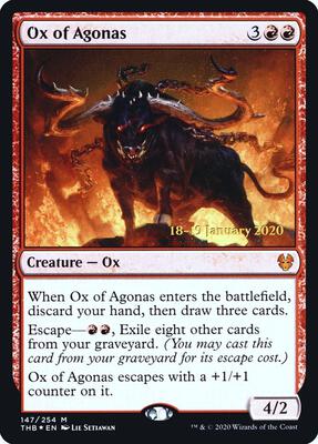 Ox of Agonas card from Prerelease Cards