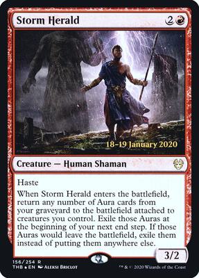 Storm Herald card from Prerelease Cards