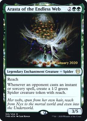 Arasta of the Endless Web card from Prerelease Cards