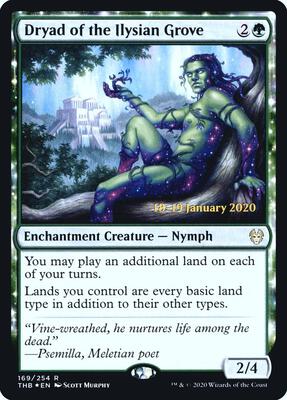 Dryad of the Ilysian Grove card from Prerelease Cards