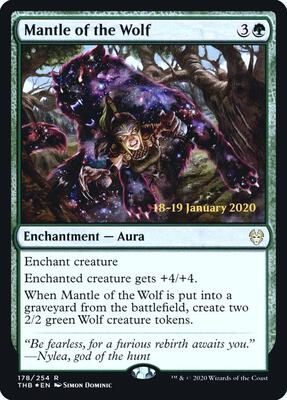Mantle of the Wolf card from Prerelease Cards