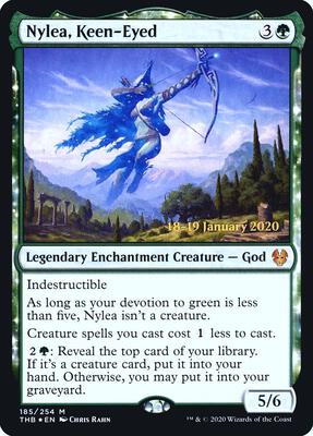 Nylea, Keen-Eyed card from Prerelease Cards