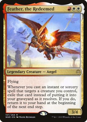Feather, the Redeemed card from Promo Pack: Theros Beyond Death