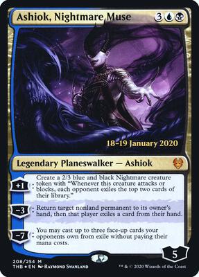 Ashiok, Nightmare Muse card from Prerelease Cards