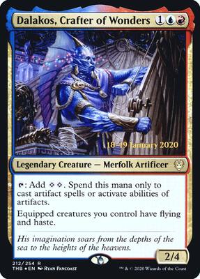 Dalakos, Crafter of Wonders card from Prerelease Cards