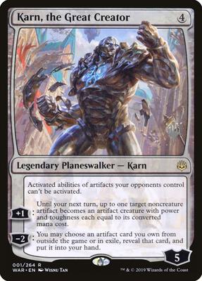 Karn, the Great Creator card from Promo Pack: Theros Beyond Death