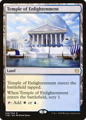 Temple of Enlightenment card from Promo Pack: Theros Beyond Death