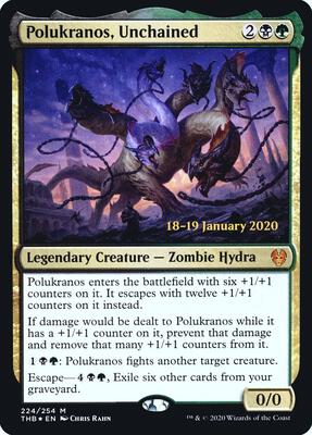 Polukranos, Unchained card from Prerelease Cards