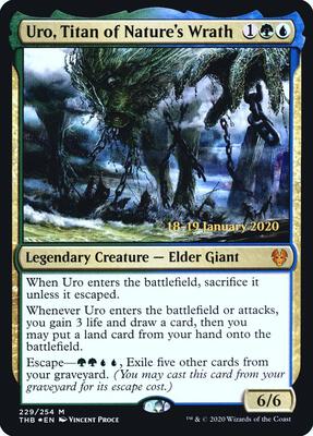 Uro, Titan of Nature's Wrath card from Prerelease Cards