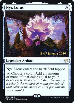 Nyx Lotus card from Prerelease Cards