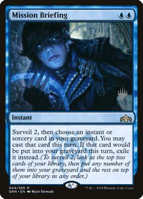 Mission Briefing card from Promo Pack: Theros Beyond Death
