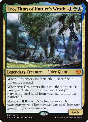 Uro, Titan of Nature's Wrath card from Promo Pack: Theros Beyond Death