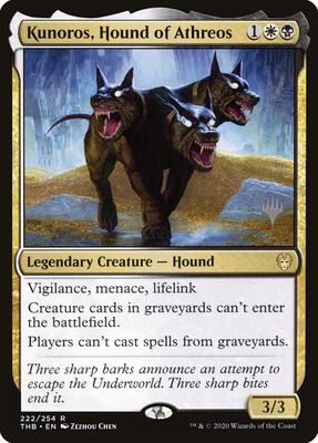 Kunoros, Hound of Athreos card from Promo Pack: Theros Beyond Death