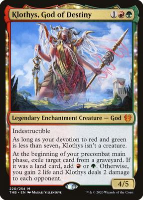 Klothys, God of Destiny card from Promo Pack: Theros Beyond Death