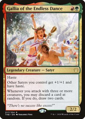 Gallia of the Endless Dance card from Promo Pack: Theros Beyond Death