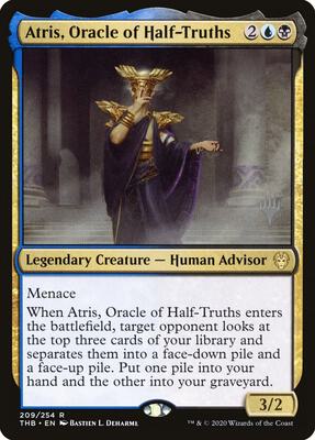 Atris, Oracle of Half-Truths card from Promo Pack: Theros Beyond Death