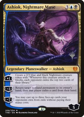 Ashiok, Nightmare Muse card from Promo Pack: Theros Beyond Death