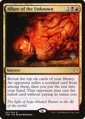 Allure of the Unknown card from Promo Pack: Theros Beyond Death