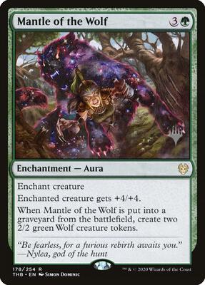 Mantle of the Wolf card from Promo Pack: Theros Beyond Death