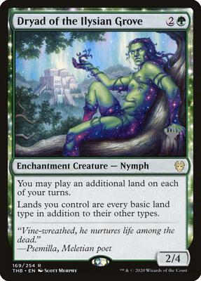 Dryad of the Ilysian Grove card from Promo Pack: Theros Beyond Death