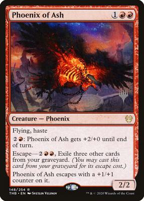 Phoenix of Ash card from Promo Pack: Theros Beyond Death