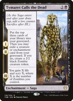 Tymaret Calls the Dead card from Promo Pack: Theros Beyond Death