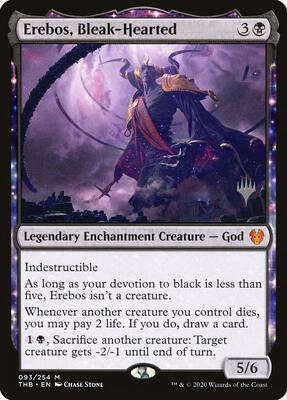 Erebos, Bleak-Hearted card from Promo Pack: Theros Beyond Death