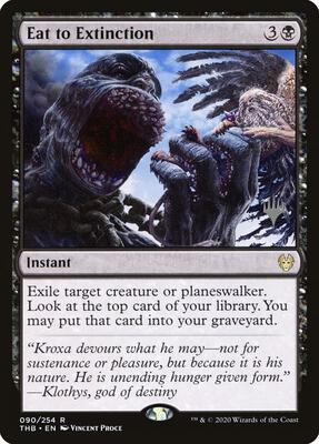 Eat to Extinction card from Promo Pack: Theros Beyond Death