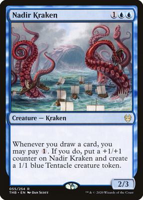 Nadir Kraken card from Promo Pack: Theros Beyond Death