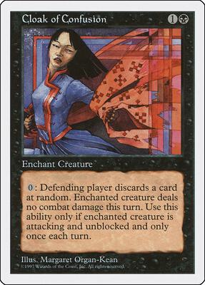 Cloak of Confusion card from Fifth Edition